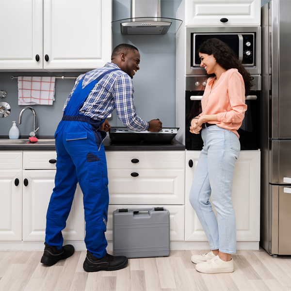 can you provide an estimate for cooktop repair before beginning any work in Fannett TX